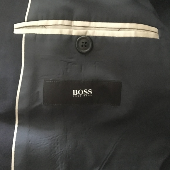 HUGO BOSS Dark Blue Blazer Size 44R - Picture 6 of 8